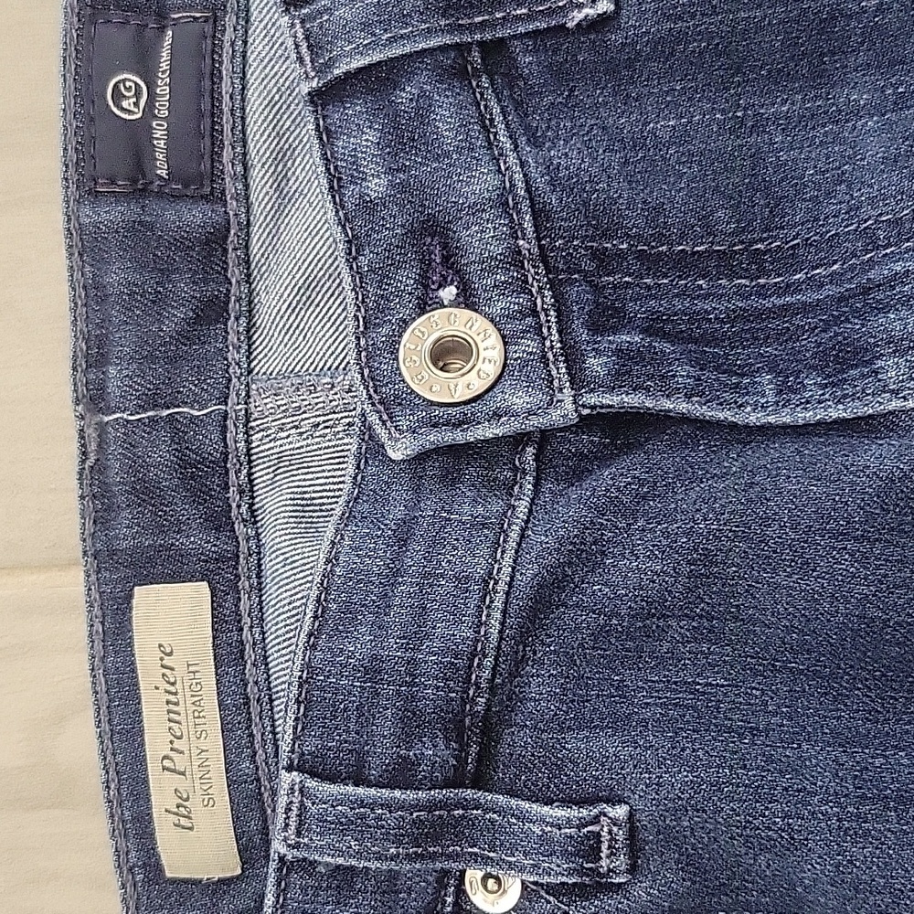 AG Adriano Goldschmied The Premiere Skinny Straight Jeans size 28 - Picture 3 of 11